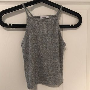 Grey crop top